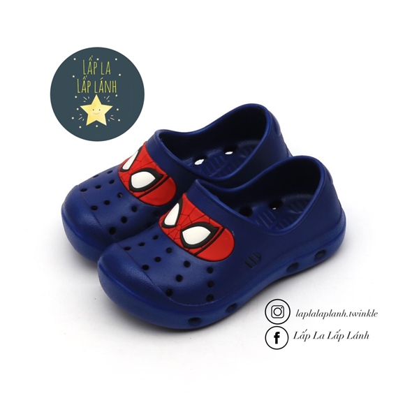 PANCOAT Giày nhựa SpiderMan Xanh Navy