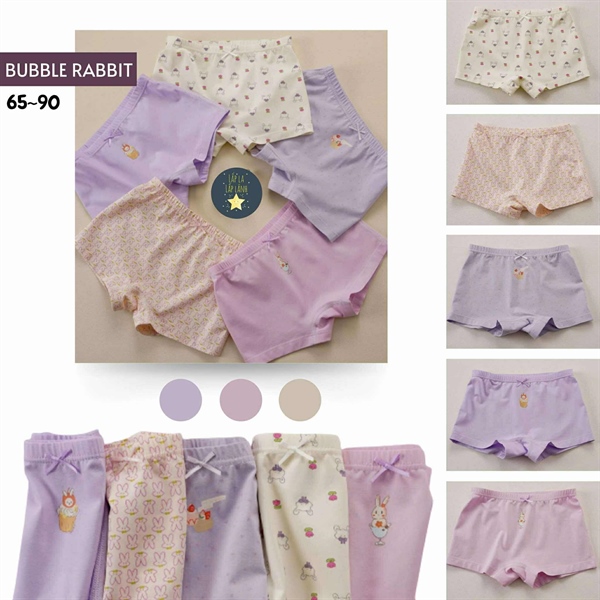 Bulledor Set quần chip 5p Bubble Rabbit size 70
