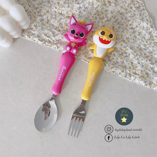 Pinkfong Set muỗng nĩa