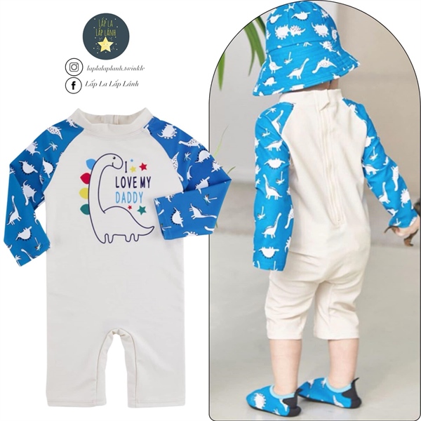 Joymulti Nón bơi khủng long xanh size L