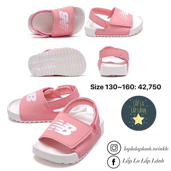 NewBalance Sandal Front Logo Pink (Baby)