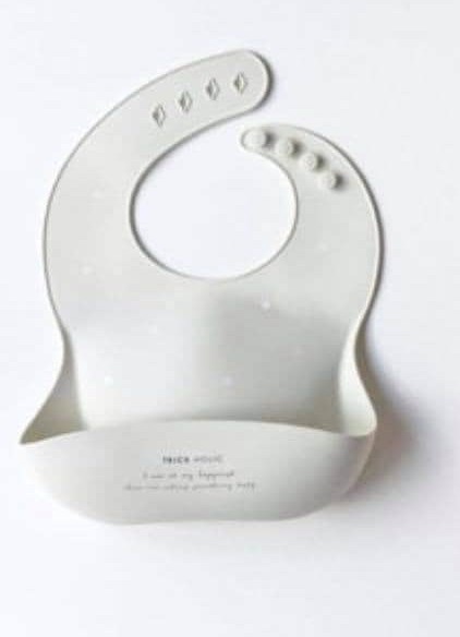 Trickholic Yếm Silicone Twinkle nền Trắng