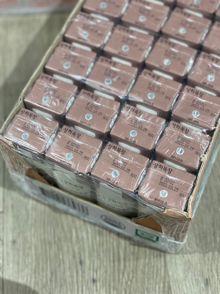 Sanghafarm Sữa tươi organic vị choco thùng 24 hộp 125ml date 27/01/2026