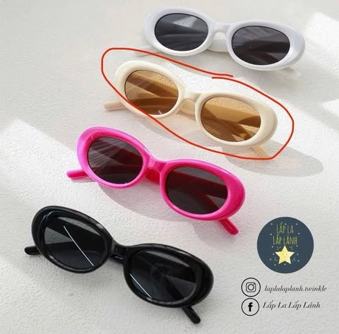 BayB Kính mát Oval Cream