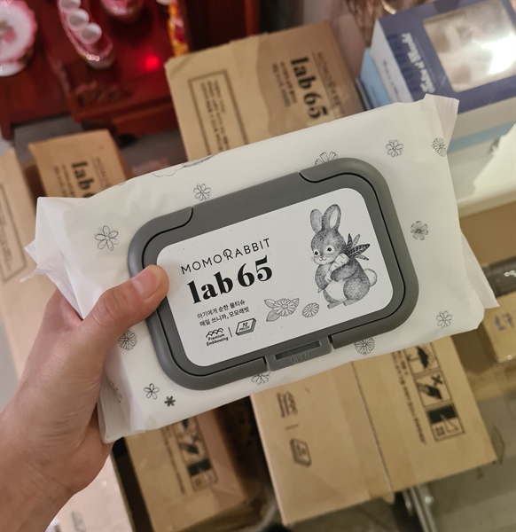 Momorabbit Khăn ướt set 10 túi date 21/07/2027