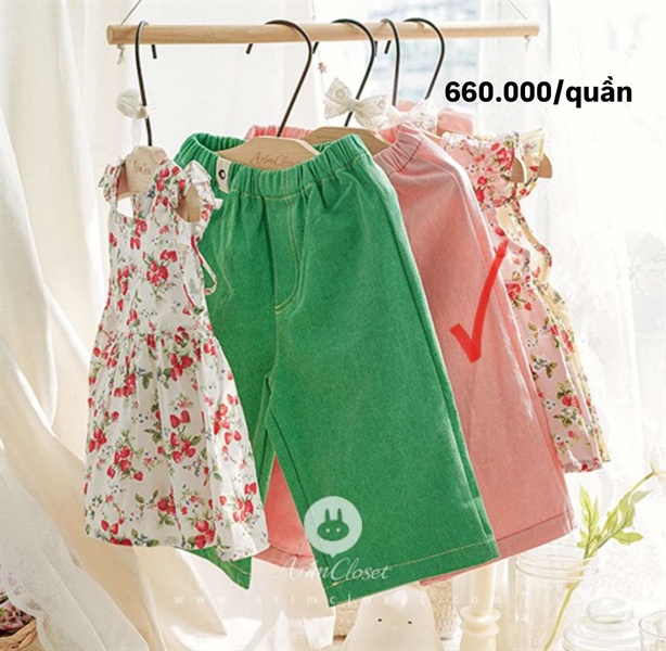 Arimcloset Quần Hồng 24-36M size M
