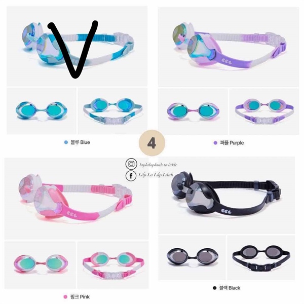 Cocolic Kính bơi Sunshine Blue