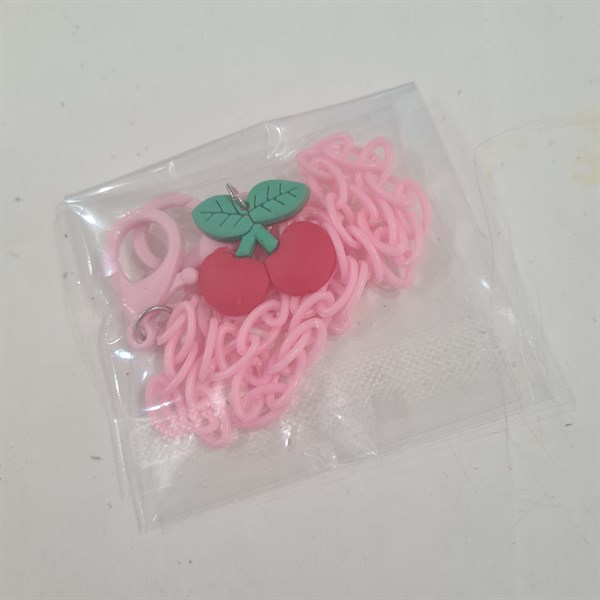 Lucyqueen Dây khẩu trang Cherry Hồng