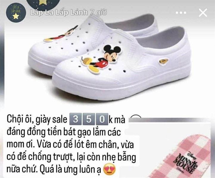 Shoelamode Giày đi mưa Mickey size 190