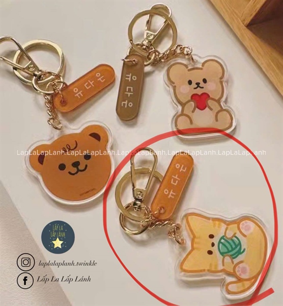 Dotandline Móc khoá, name tag in tên