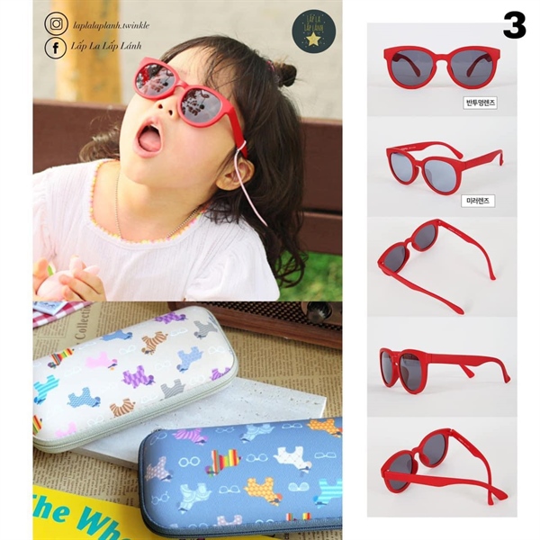 Ankyong Kính mát mẫu 3 đỏ