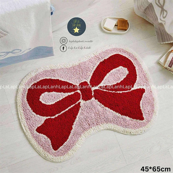 ModernHouse Thảm chân Nơ đỏ