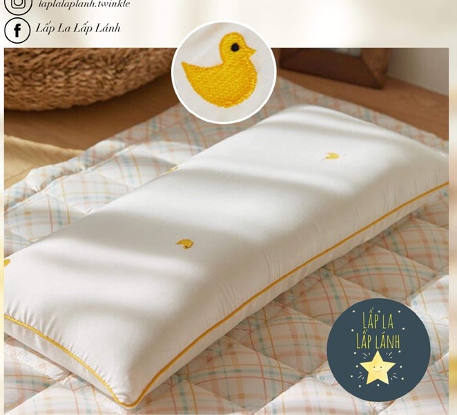 Formongde Wide pillow thêu Vịt 30x70cm