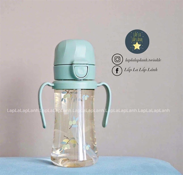 Grosmimi Bình nước Olive 300ml trong suốt