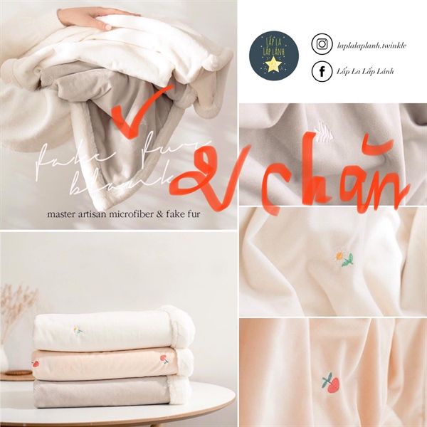 Formongde Chăn MicroHeating Cáo cam