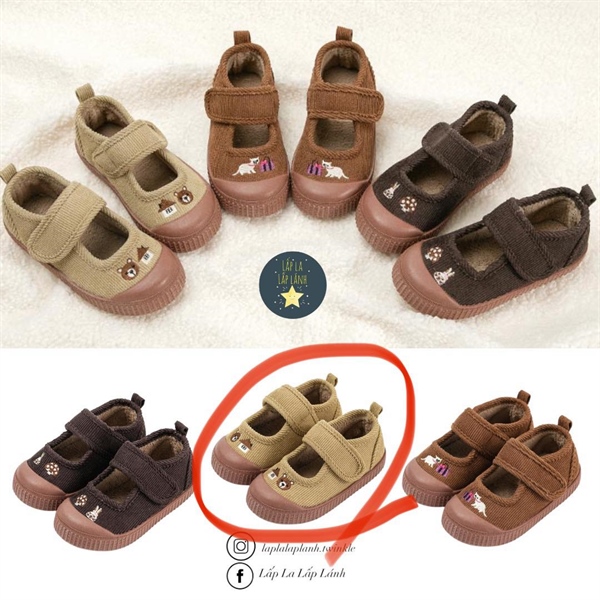 Ozkiz Sandal Camel gấu thêu size 200