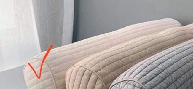 Malolotte Vỏ gối ôm Ivory