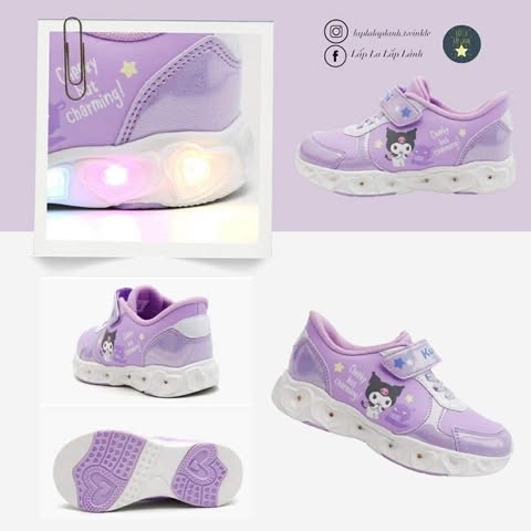 Shoelamode Sneaker Kuromi Biff LED