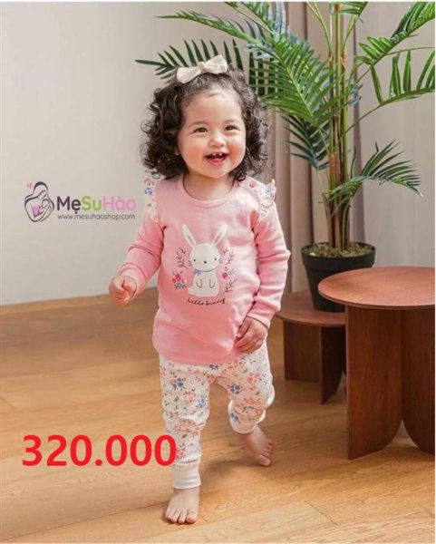 Cordi Bộ thỏ hồng size 80