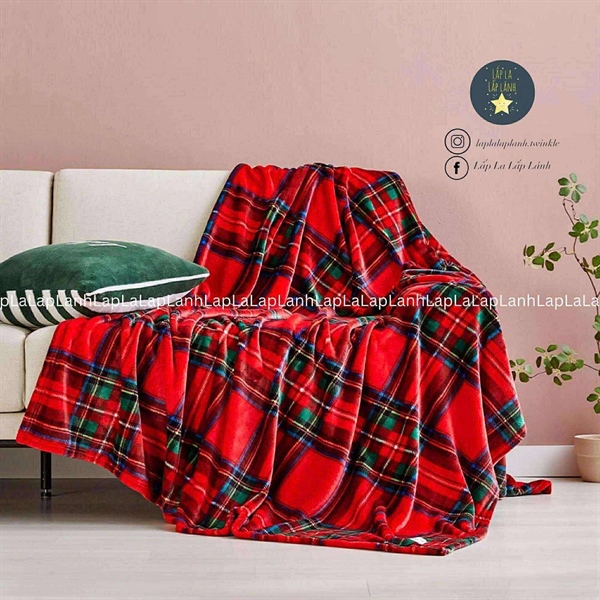 ModernHouse Chăn lông Tartan Check