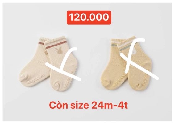 HappyPrince Vớ cho bé size 24m-4T Thỏ