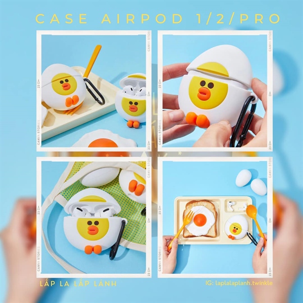 Linefriends Case Airpod 1/2 C10