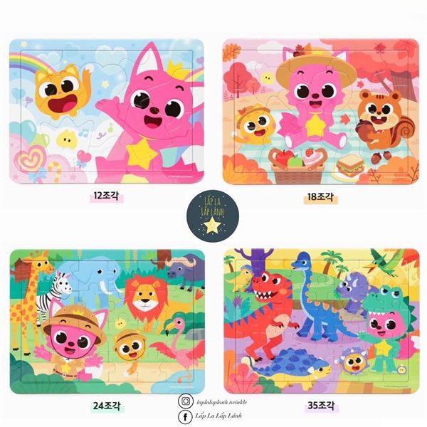 Pinkfong Bộ puzzle Animals