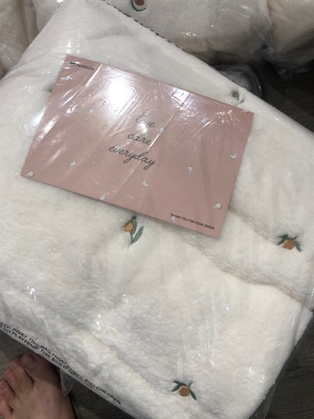 Malolotte Chăn lông olive 90x130cm