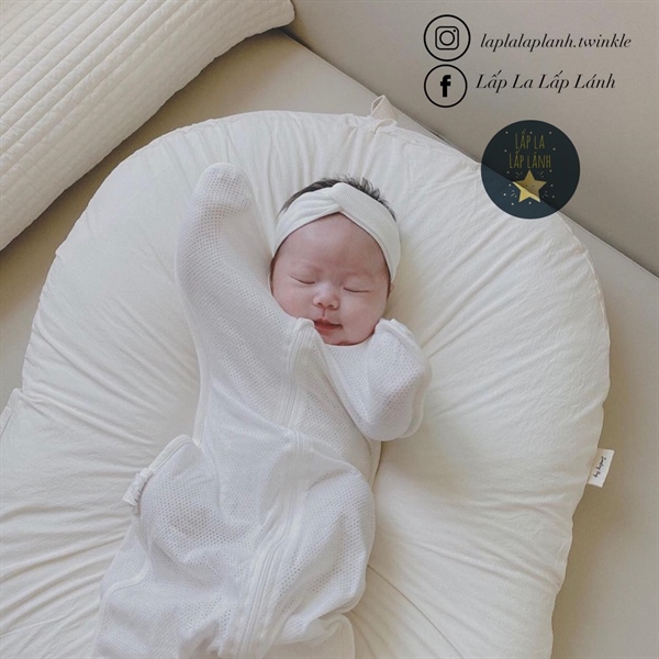 SundayHug Swaddle Kén ngủ Mesh size S (3-7kg) Cream