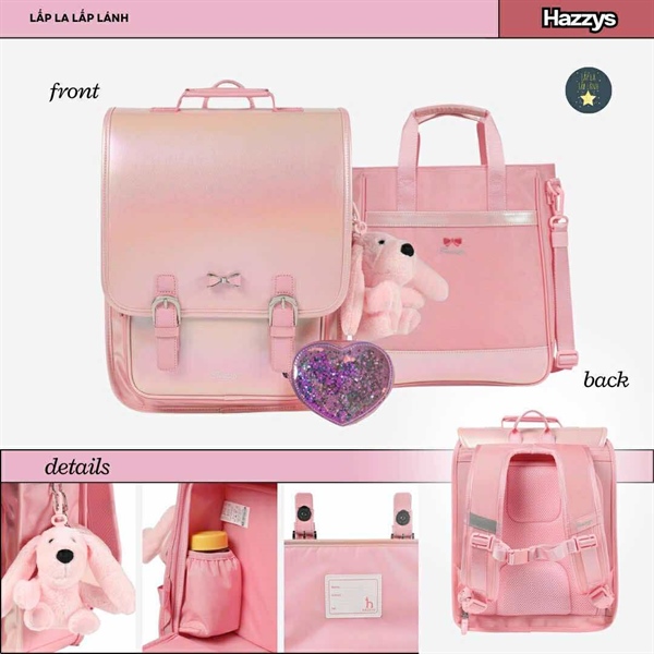 Hazzys Balo HUS60UP53MPK Hồng