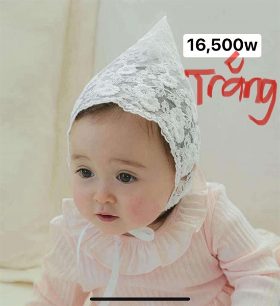 Tinytina Nón ren trắng