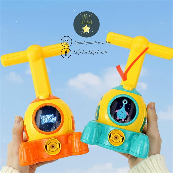 Happyplay Máy bơm bong bóng xanh lá