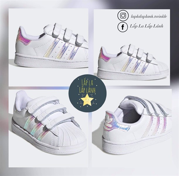Adidas Superstar Trắng for Men size 260 EU42
