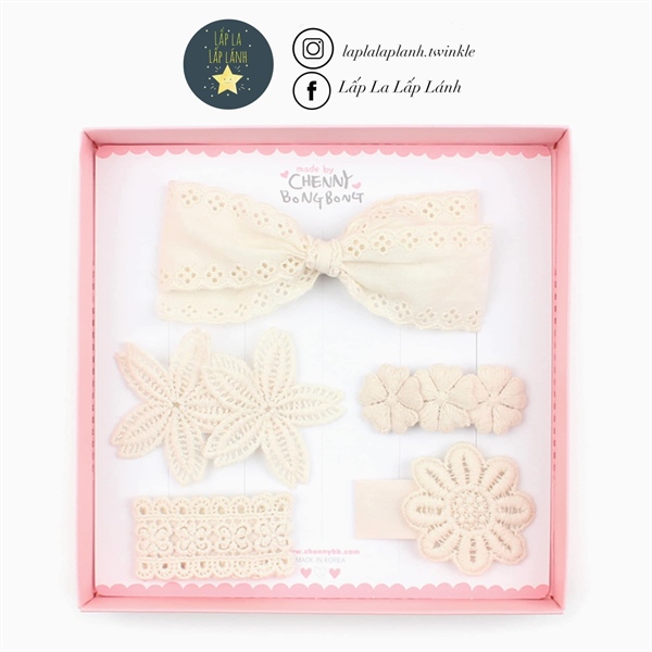 Chennybongbong Set kẹp mẫu 21