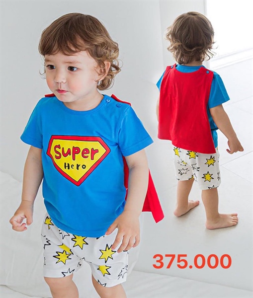 Cordi Áo Superman + quần tia chớp vàng