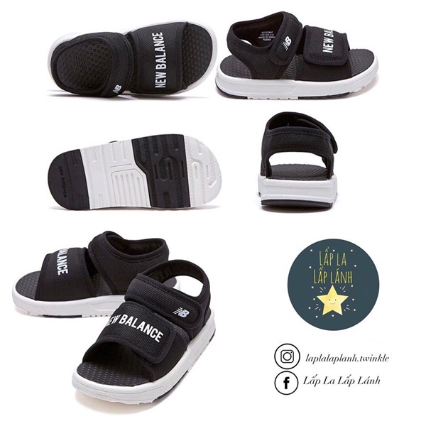 NewBalance Black quai ngang dán bản to (baby)
