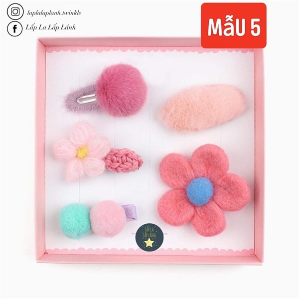 ChennyBongBong Set kẹp mẫu 5