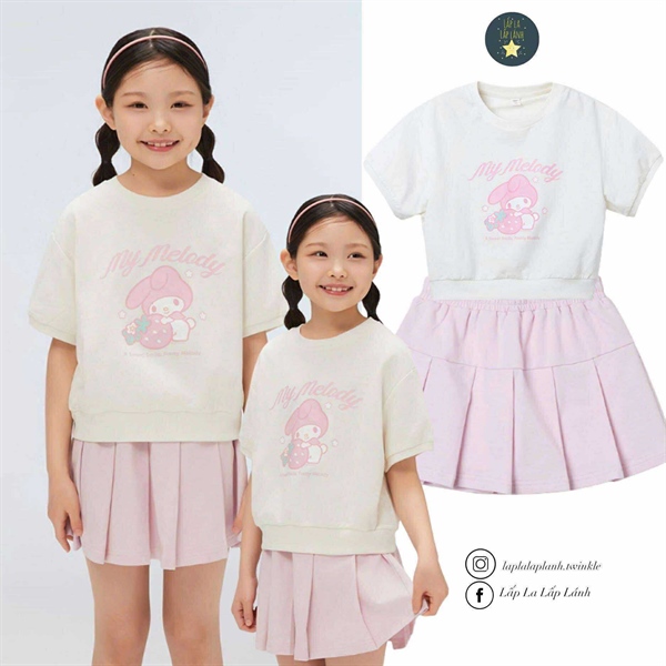 Spaokids Set quần áo Melody size 120