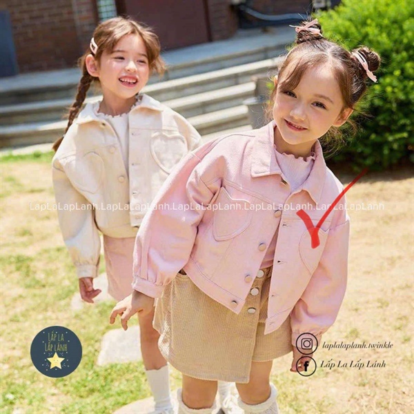 Bebezoo Áo khoác Hồng size 110