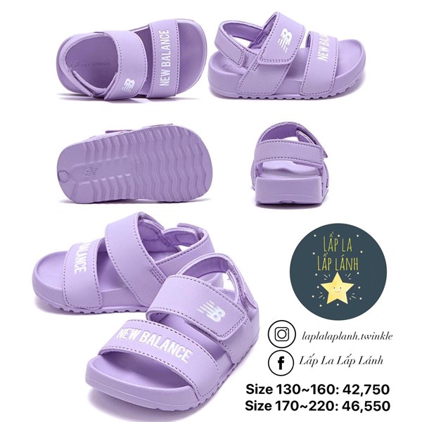 NewBalance Sandal Logo Purple (Baby)