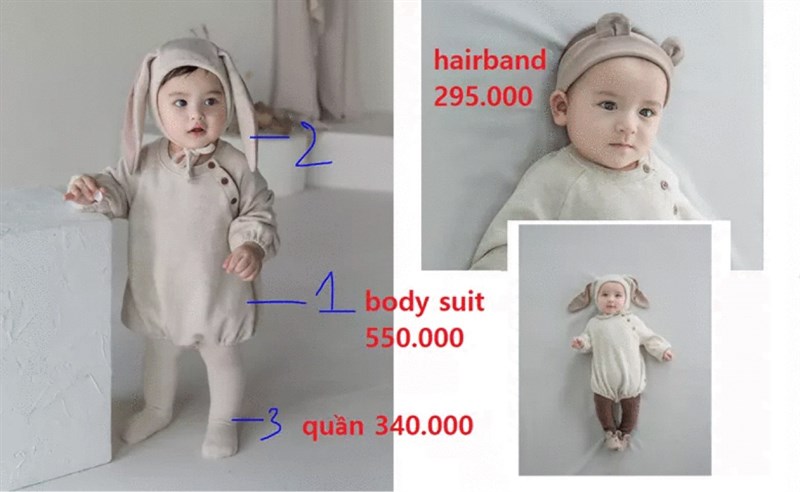 Happy Prince Bodysuit 3 nút gài