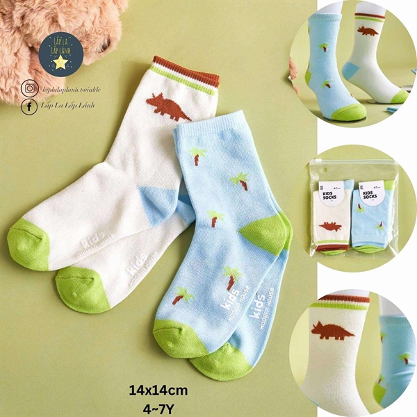 ModernHouse Set vớ 2p Dino Farm size 4-7Y