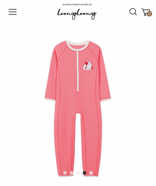 Koongskoongs Bộ đồ bơi Thỏ Hồng size M