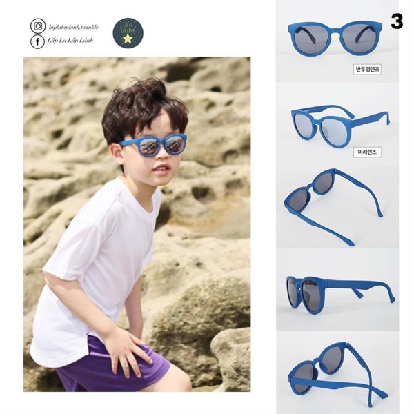 Ankyong Kính mát mẫu 3 Xanh Dương