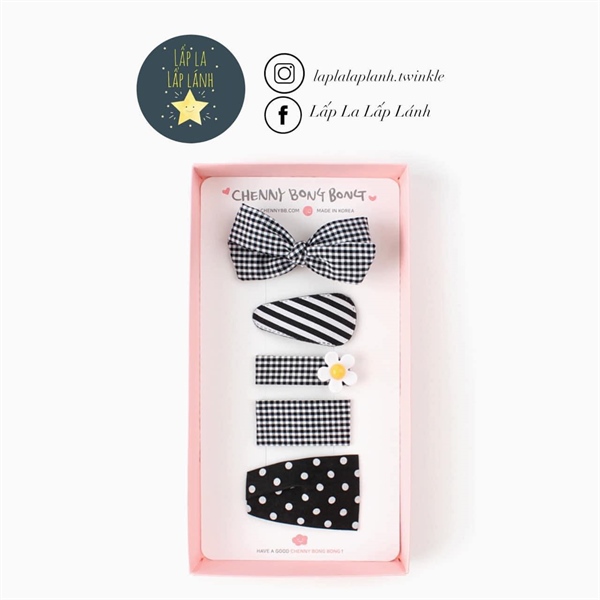 Chennybongbong Set kẹp mẫu 26