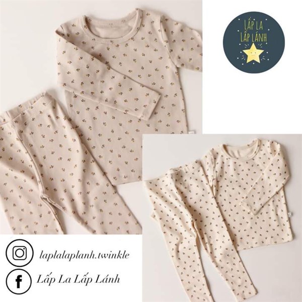 Peekaboo Bộ rời Hoa Nhí Ivory size S