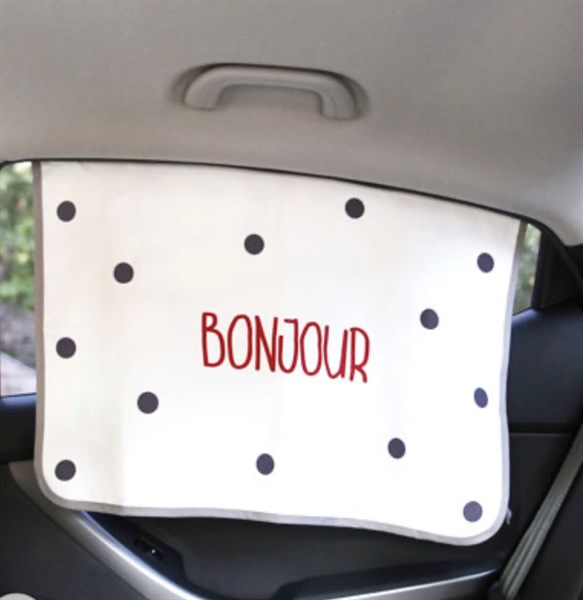 Bebedeco Chắn Nắng Red Bonjour Black Dot