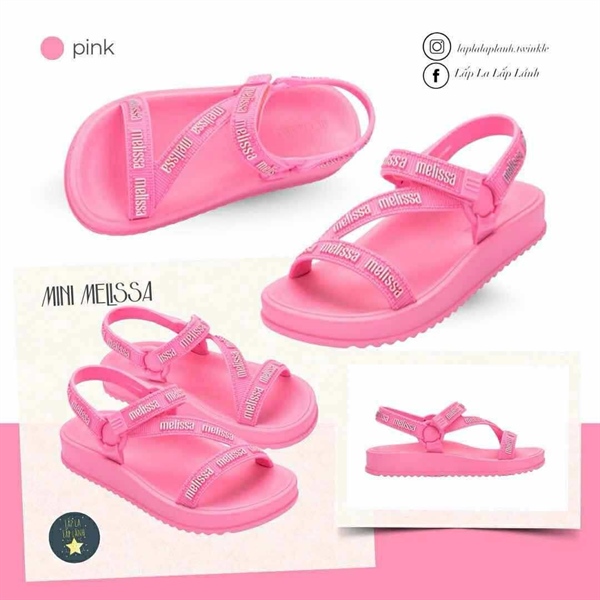 Minimelissa Sandal MSKCF2TSST11PNK size 170 Hồng