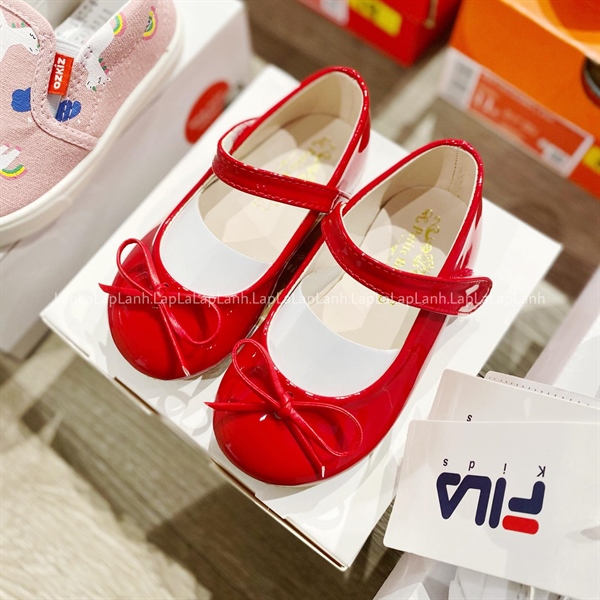 Petitebelle Giày da bóng nơ đỏ size 125