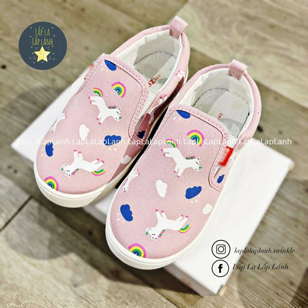 Ozkiz Slip on Unicorn hồng size 150